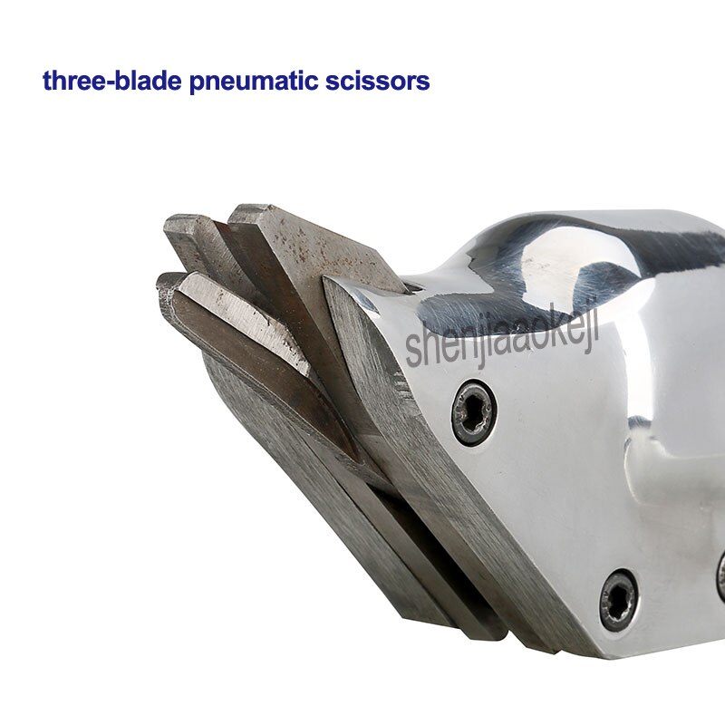 Three-blade pneumatic scissors cutter nipper Metal Iron mesh max. 1.2mm pneumatic Cutting Shearing Tools, air shears