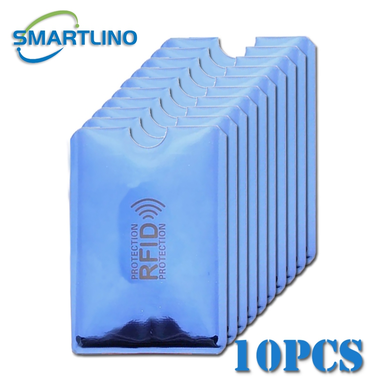 5/10/20 Stuks Anti Diefstal Bank Creditcard Protector Nfc Rfid Blokkeren Kaarthouder Portemonnee Cover aluminiumfolie Id Visitekaartje Case: Army Green