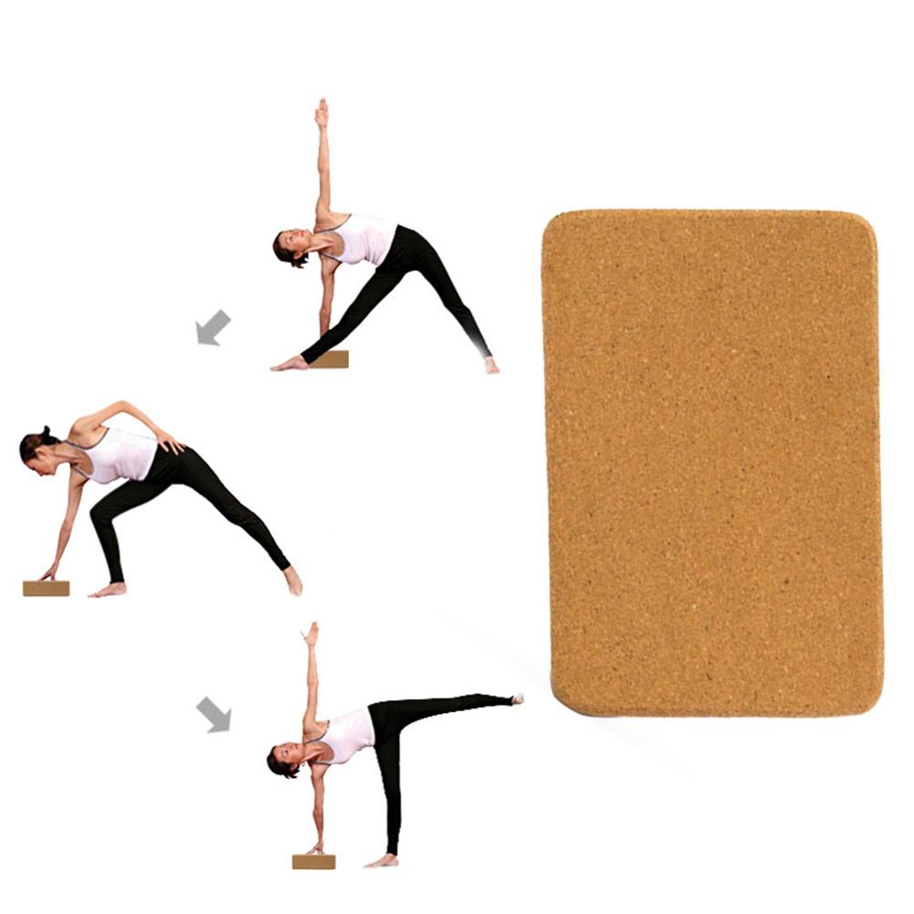 Hoge Dichtheid Premium Kurk Yoga Blok Antislip Natuurlijke Bricks Blokken Geschikt Voor Yoga Pilates Verbeteren Poses En Flexibiliteit