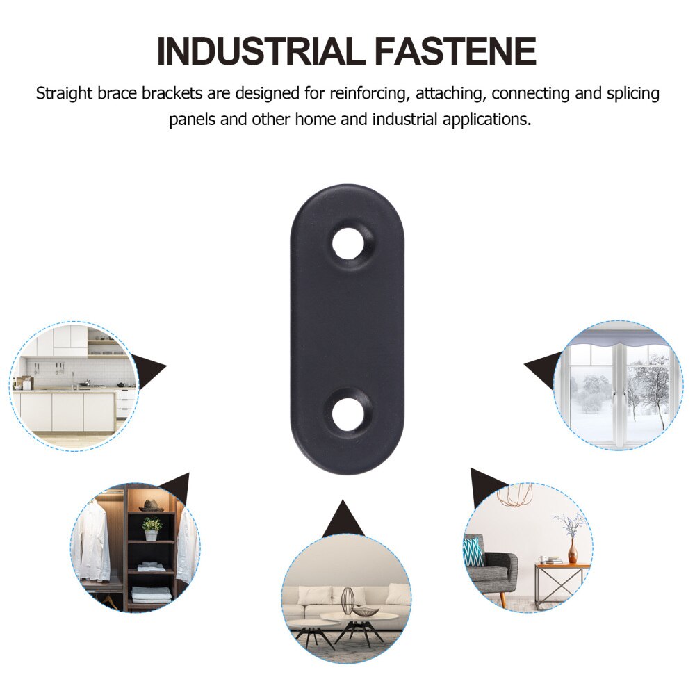 72 Pcs Rustless Corner Brace Joint Heavy Duty Shelf Bracket Fixing Fitting