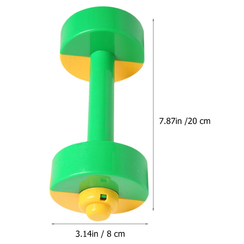 1 par pequeno haltere diversão duplo-cor halteres exercício halteres pequeno haltere para o presente crianças