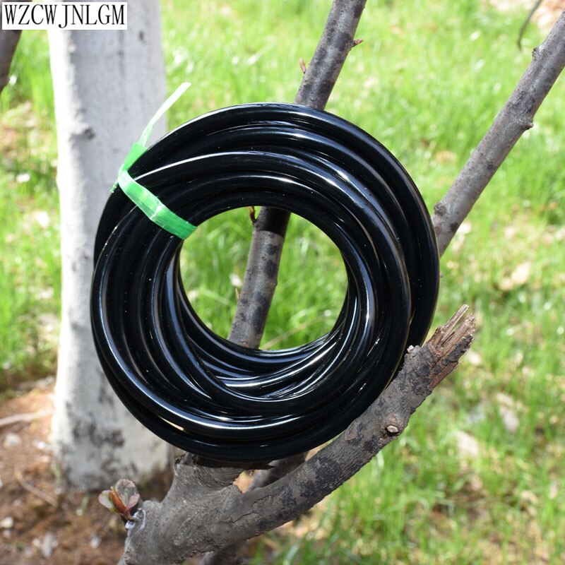 Garden Irrigation 4 / 7mm Black Mini Hose Drip Irrigation Greenhouse Arrow Hose 5m