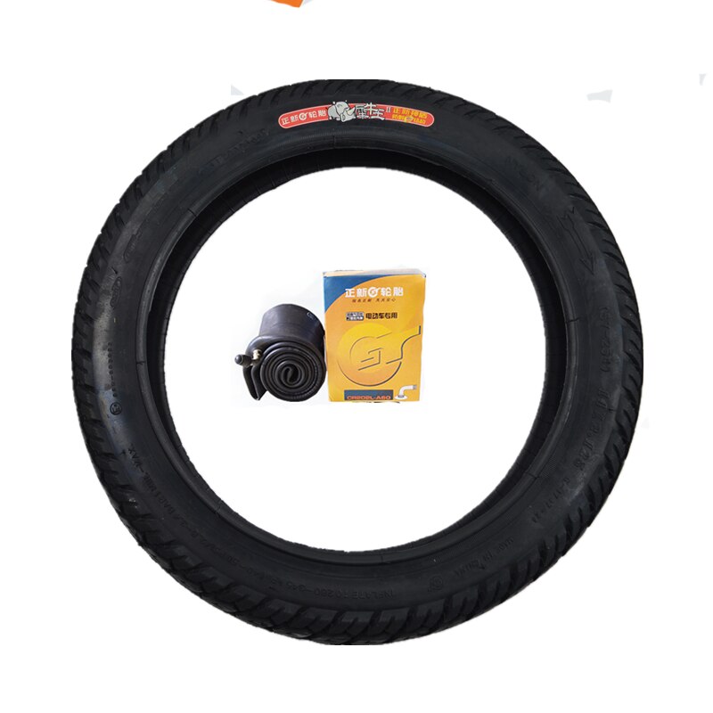 14X2.50 (64-254) Tire Inner Outer Tube for Electric Vehicles Electric Motorcycles 14x2.50 Wear Resistant 64-254 Tires: inner outer tire B
