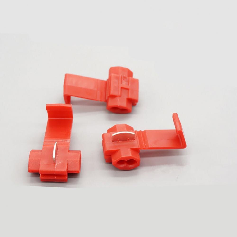 45% Sales 50Pcs Break-free Electrical Quick Splice Cable Connectors Wire Terminals Clip