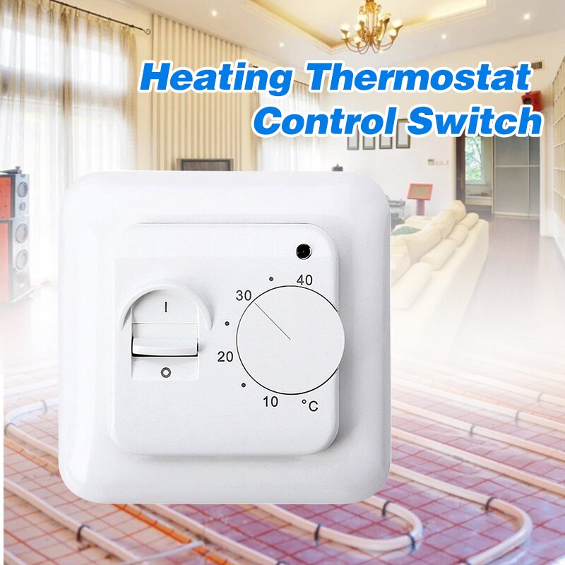 1PC Electric UnderFloor Heating Thermostat Controller Switch Floor Sensor Regulator Warm Temperature Controller