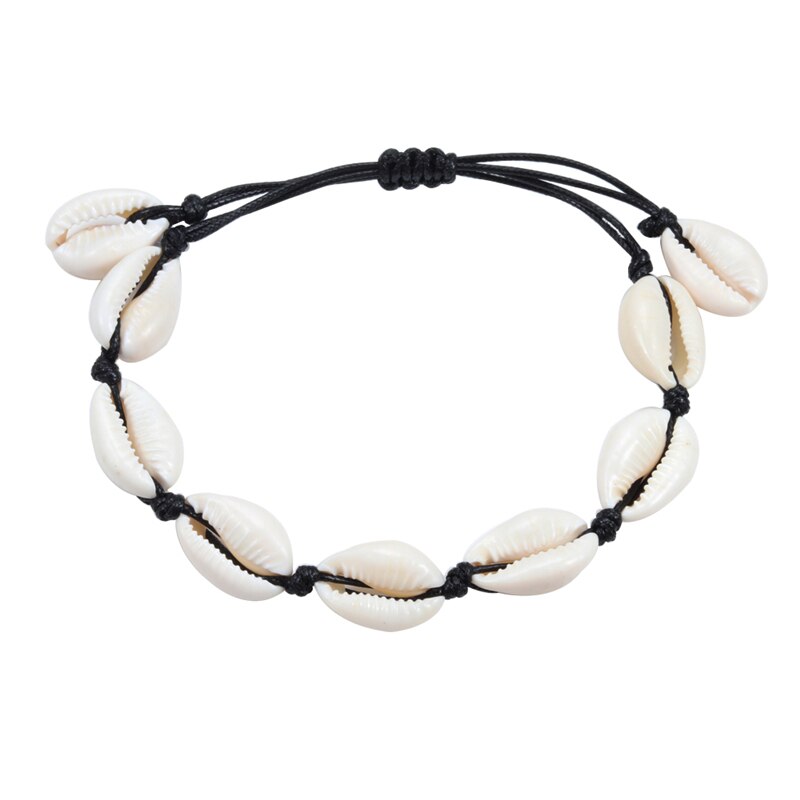 1pc Natuurlijke Schelpen Armband Vrouwen Sieraden Verstelbare Bohemian Stijl Vriendschap Strand Seashell Armbanden Voor Vriendin: style 2