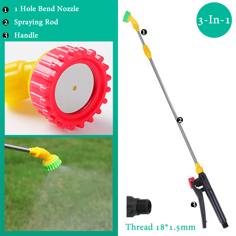 Tige de pulvérisation rétractable de 0.45-0.8m, pour pulvérisateur à pression manuelle, pulvérisation de pesticides de jardin extérieur, arrosoir d'arbre, accessoires: Clair