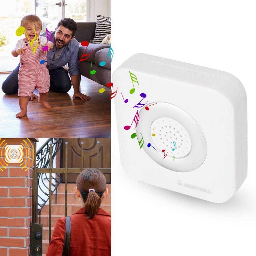 SOONHUA Wall-Mounted Wired Doorbell With Loud And Soft Ringing Sound 4 Core Door Bell For Home Office Access Control System​​