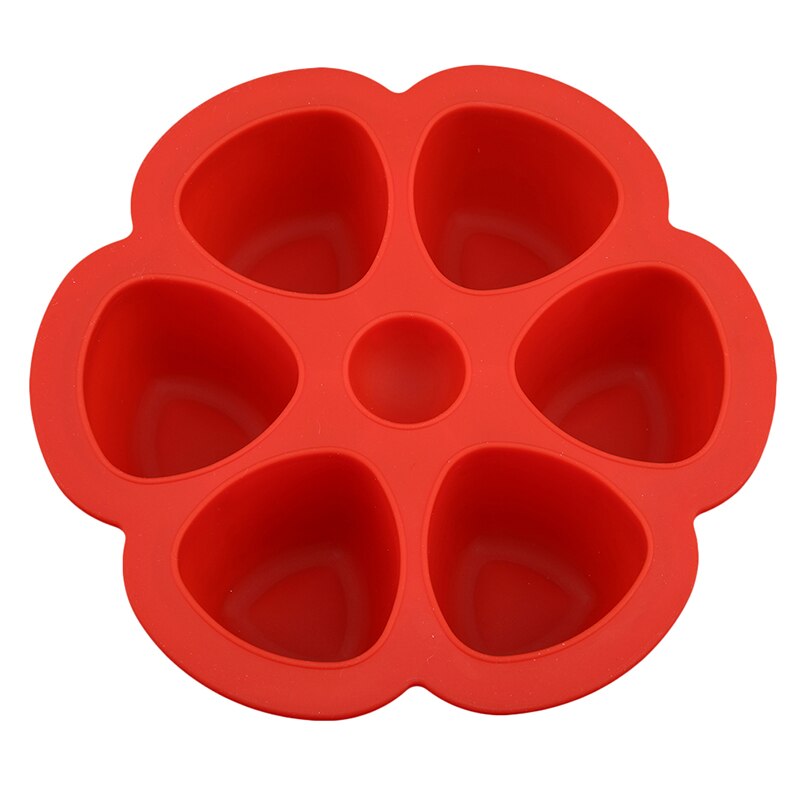 Baby Food Container Silicone Baby Flower Plaid Fruit Breast Milk Storage Box Baby Food Supplement Tray For Food: red