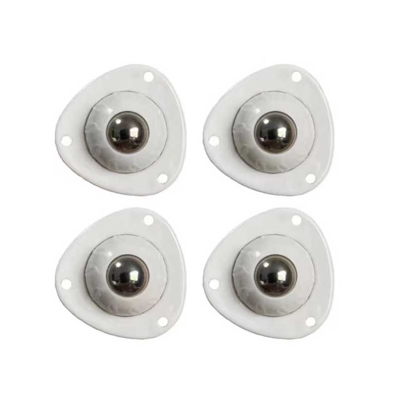8pcs~4pcs Self-Adhesive Rollers For Furniture Universal Pulley Rotating Wheels Swivel Caster Wheel Roller for Box Skate Cabinet: 3 inch / Silver