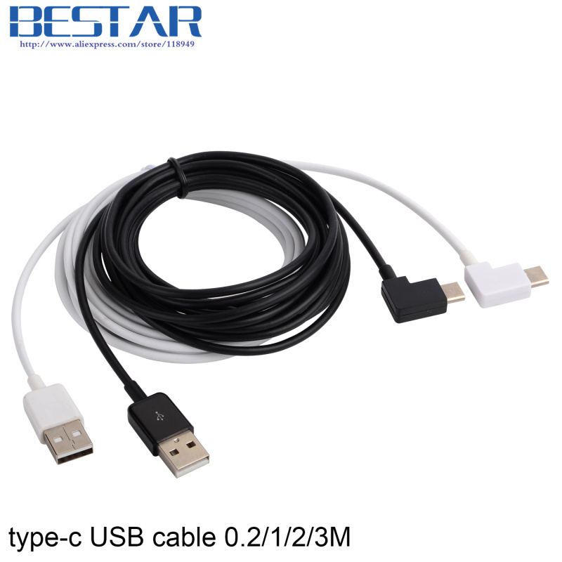 Vinklad usb-c usb 3.1 typ-c vinklad dataladdningskabel 0.2m 1m 2m 3m , usb c typ c-kabel 20cm 3ft 6ft 10ft 1 2 3 meter