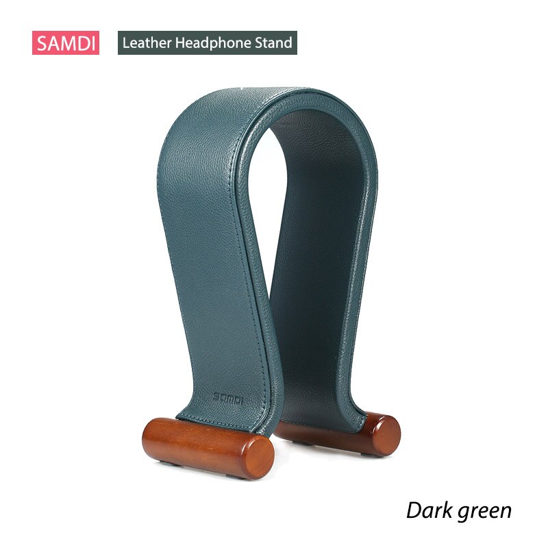 Samdi Leder/Holz Kopfhörer Ständer Universal- Spielen Headset Halfter Aufhänger Für Laptop PC Smartphone Kostenloser Größe Anzeige Stand: Typ1