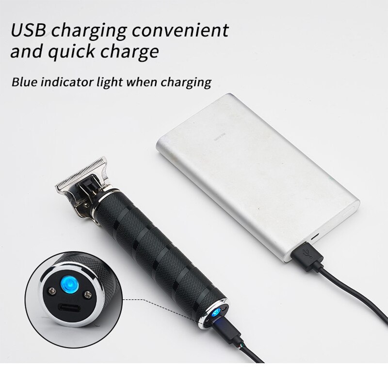 T9 Retro Pomade Hair Cutter Carving Shaver Electric Hair Trimmer Household Hair Clipper