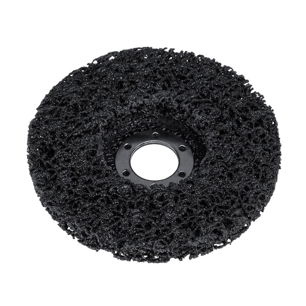 4 inch Poly Strip Disc Abrasive Wheel Paint Rust Remover Cleaning Grinder: Black