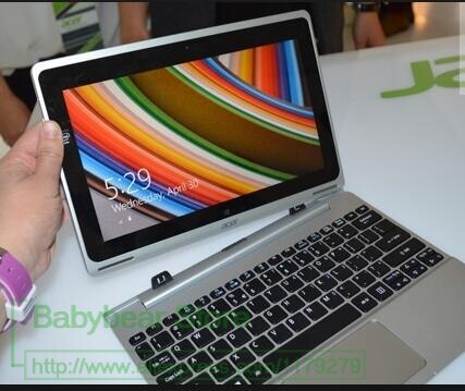 10.1 tums tpu-tangentbordsskydd för acer switch 10 switch en 10e e  sw5-012 2- i -1 laptop surfplatta 10.1 "pekskärm
