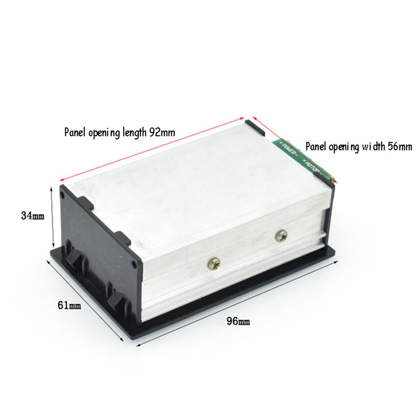 Slow Start and Stop Speed Control Input 6-60V Digital Display Governor DC Brushed Motor Controller 0-100% Adjustable Output 30A