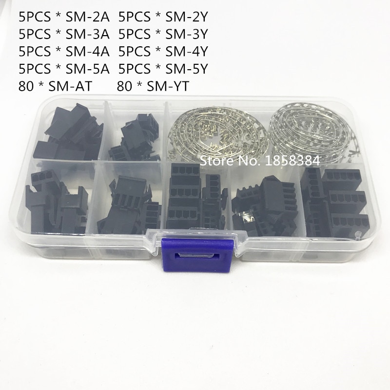 200PCS 2.54mm Dupont Terminal Male/Female Pin Cable Plug 2/3/4/5 Pin Electrical Pin Jumper Header Housing Wire Connector Kit