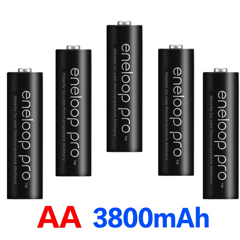 8 Stuks Originele Batterij Pro Aa 3800 Mah 1.2V Ni-Camera Zaklamp Speelgoed Oplaadbare Batterijen Met Lader