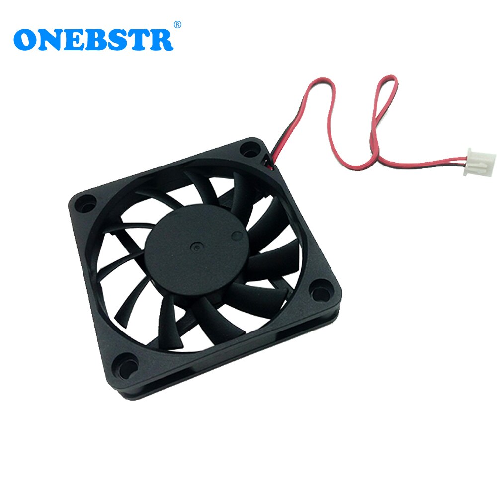 6010 Brushless Fan DC12V 0.1A 60X60X10mm Fan XH2.54-2Pin Small Power Supply 6cm 60mm Cooling Fan Length 250mm