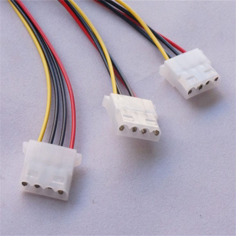 4 Pin IDE 1-to-3 Molex IDE Female Power Supply Splitter Exentsion Adapter Cable