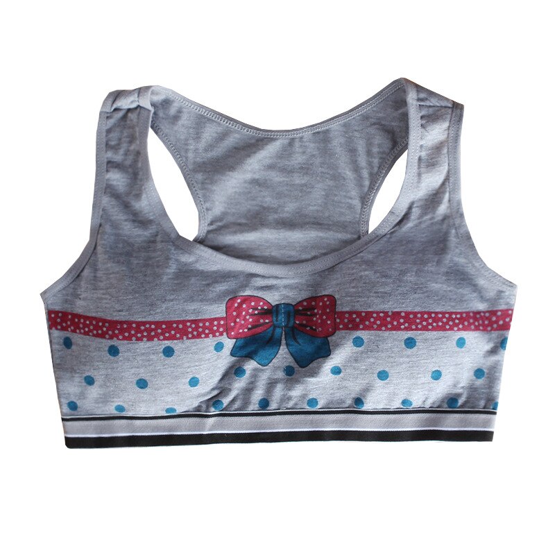 Young Ggirl Bra Without Rims Comfortable Sports Breathable Cotton Vest Underwear Teenage Girls Clothing 8-16T Training Bras: 5