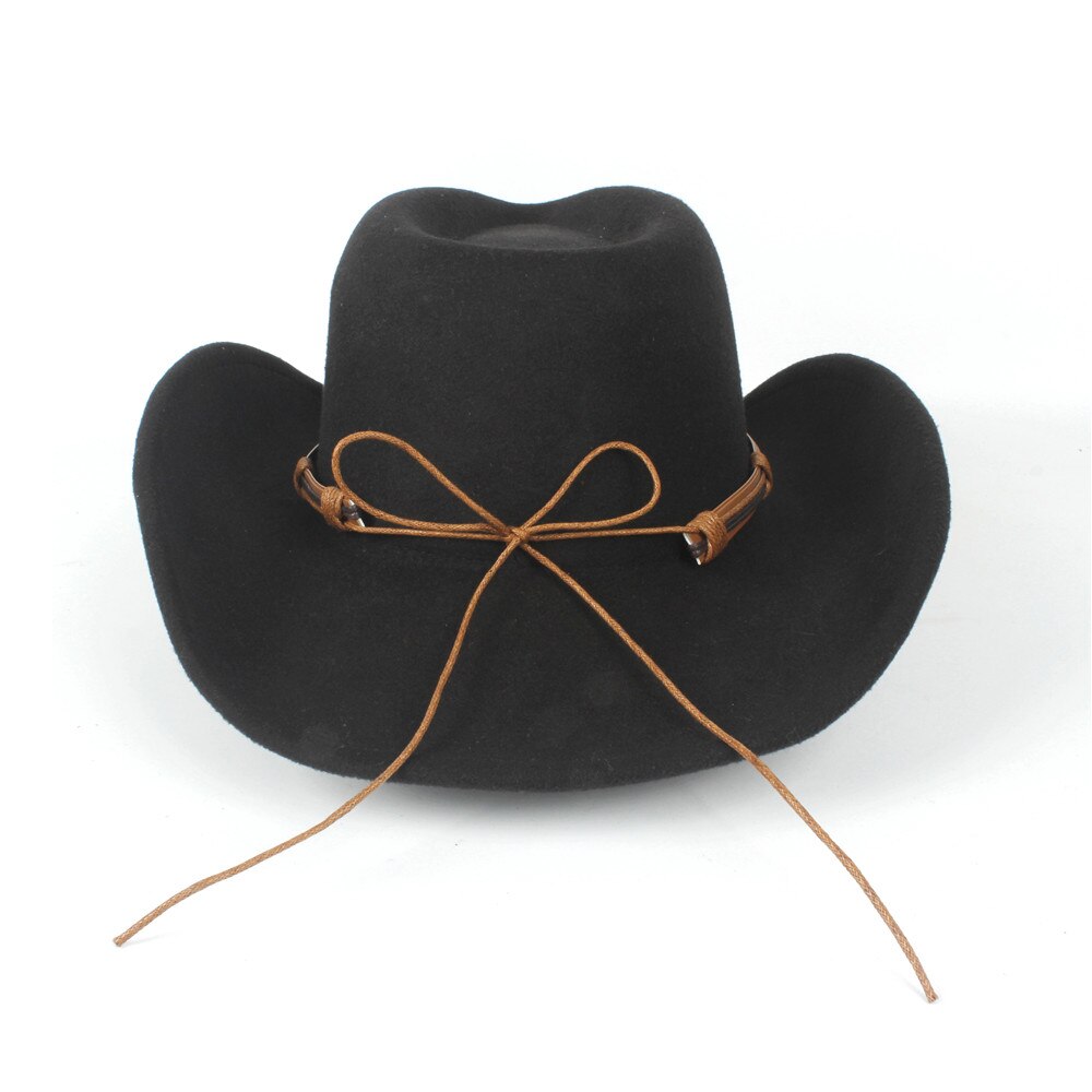 Lumoava naiset miehet villa ontto western cowboy hattu roll-up lieri herrasmies outblack sombrero hombre jazz cap tuuliköysi