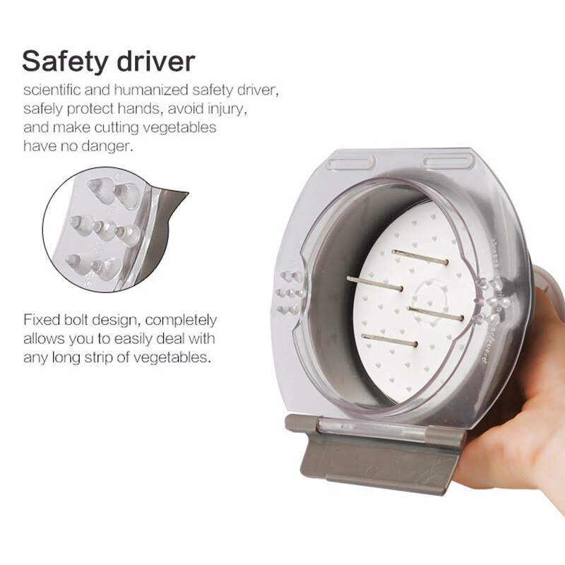 Rallador ajustable de mandolina con cuchillas de acero inoxidable 304 cortador de verduras accesorios de cocina
