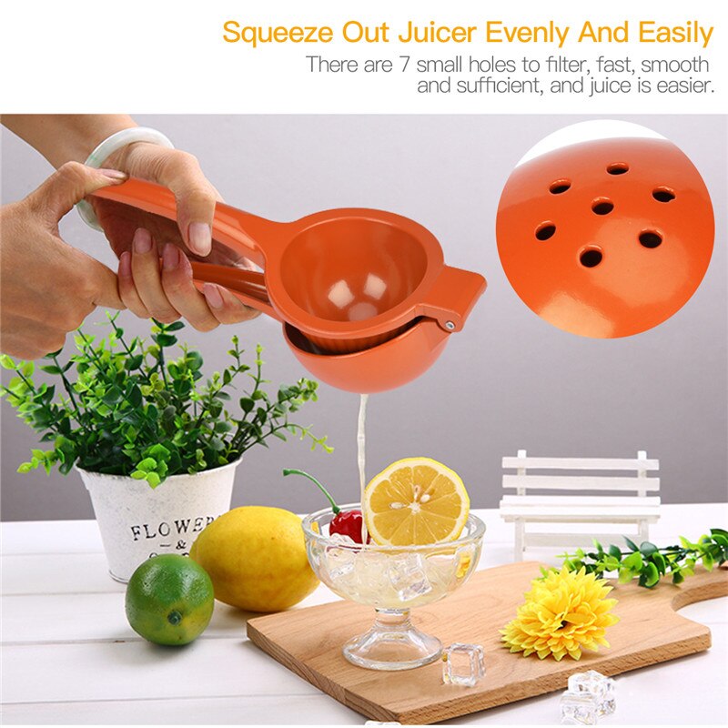 Extractor de zumo Manual de aleación de aluminio exprimidor de mano Mini viaje Camping exprimidor de frutas exprimidor naranja exprimidor de cítricos colador