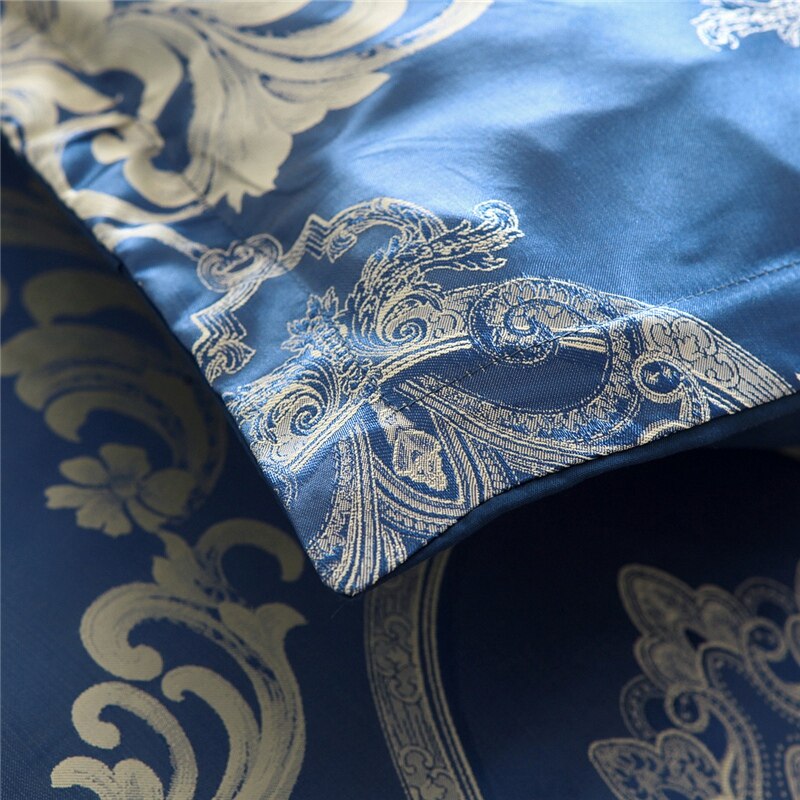 Europeisk sateng jacquard sengetøypakke dynetrekk putetrekk inkluderer ikke laken husholdningsartikler sengesett
