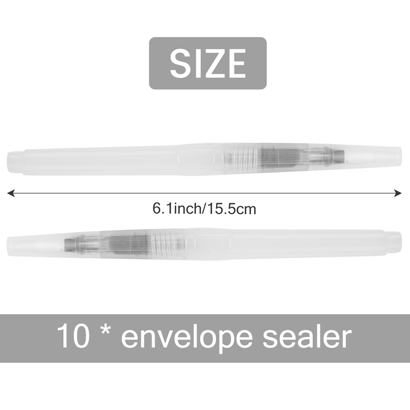 10 Stuks Potlood Stijl Bevochtiger Stempel Envelop Bevochtiger Brief Sealer Envelop Licker Voor Kantoor