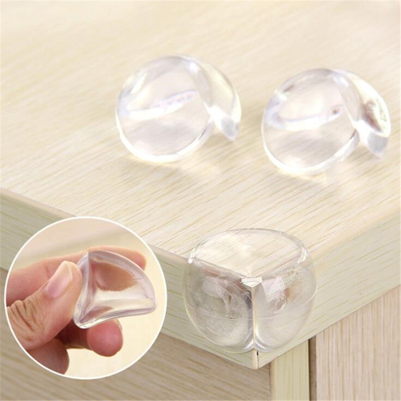 Baby Kinderen Pvc Siliconen Veiligheid Protector Tafel Hoek Bescherming Van Kinderen Anticollision Bureau Rand Hoeken Guards Cover