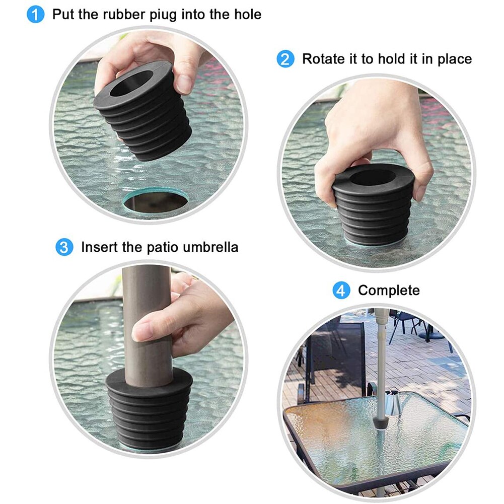 Tuin Patio Tafel Paraplu Tapered Wedge Ring Plug Past Paraplu Pole Diameter 38Mm Voor Terras Parasol Base Stand