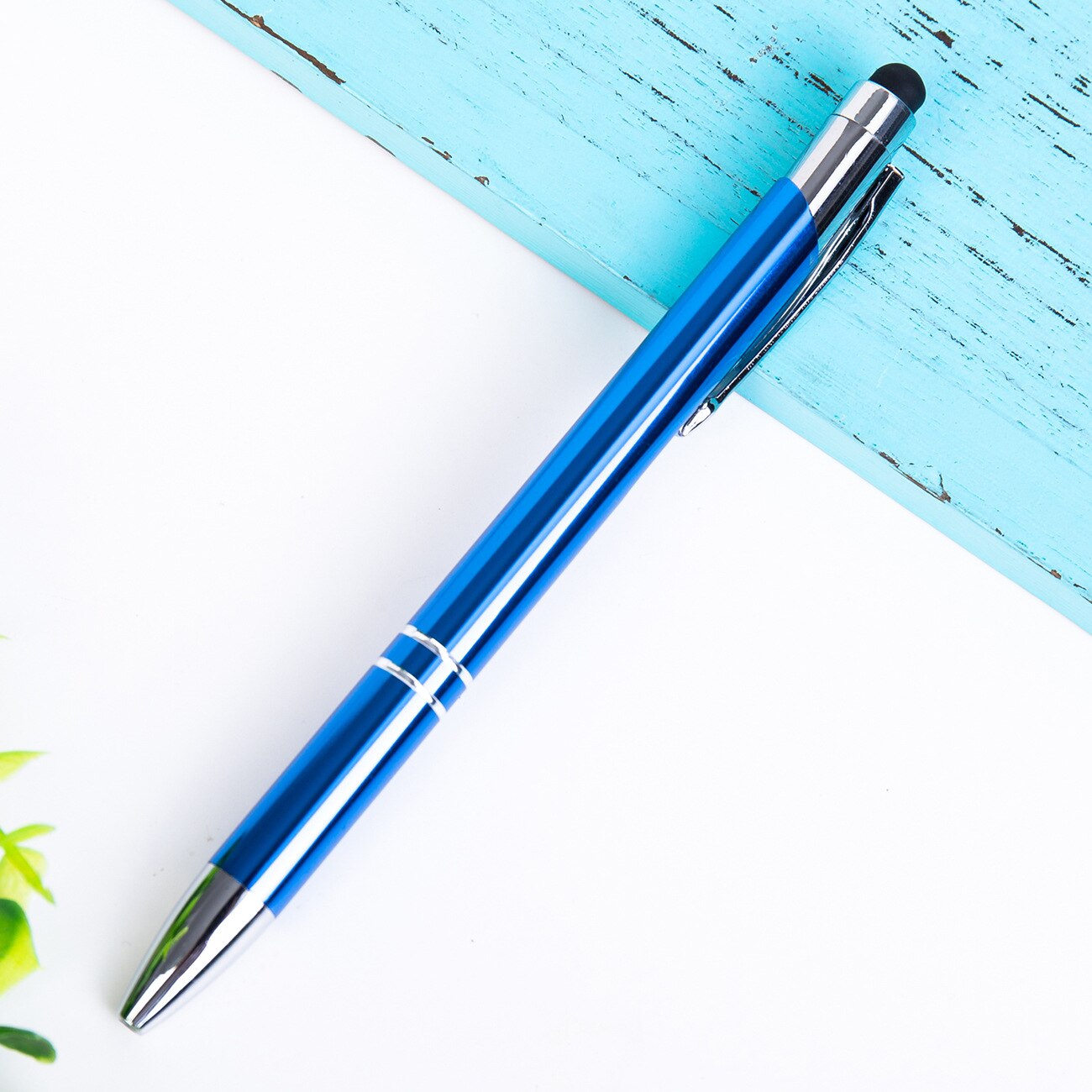 Lápiz Universal para dibujar, lápices de Tablet, pantalla capacitiva, Caneta, bolígrafo táctil para teléfono móvil Android, accesorios para Smart Pen: Blue