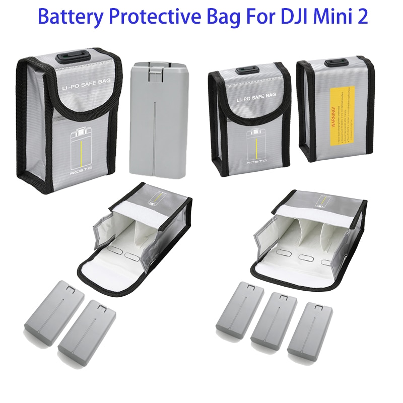 Dji Mini 2 Drone Lipo Batterij Opbergtas Mavic Mini Explosieveilige Veilig Brandwerende Beschermende Drone Accessoires