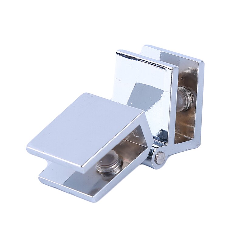 Cabinet Door Hinge /Glass Clips Clamp For Showcase Cupboard Single And Double Glass No Hole Furniture Hardware 90/180 Degree: 90degree