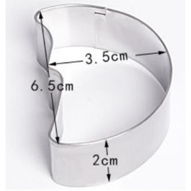1PC Cookie Cutter Biscuit Press Stamp Embosser Sugar Pasty Cake DIY Baking Mould Pasteleriay Reposteria Accesorios Baking Tools: moon