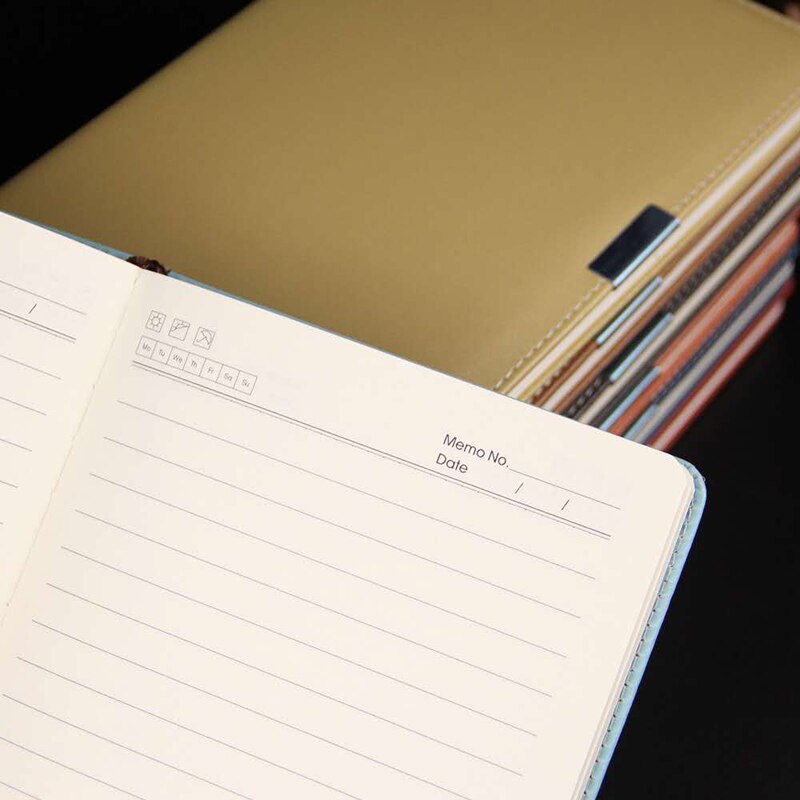 1 stk   a5 hardcover notesbog vandret linje dagbog senior business notesbog skole kontorartikler