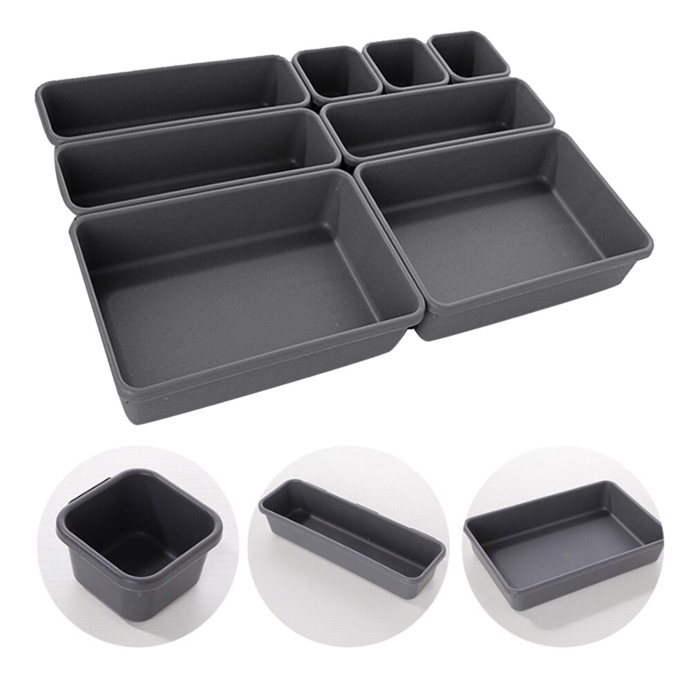 8 Stuks Thuis Lade Organizer Office Opbergdoos Keuken Badkamer Kast Desk Box Organizer Box Trays Opslag Lade Organisatie