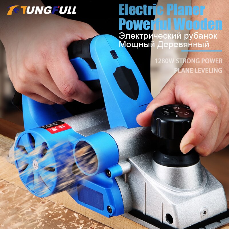 Elektrische Schaafmachine Huishoudelijke Kleine Multi-Functionele Draagbare Tafel-Top Hout Schaven Tool Elektrische Schaafmachine Druk Schaafmachine Diy Power te