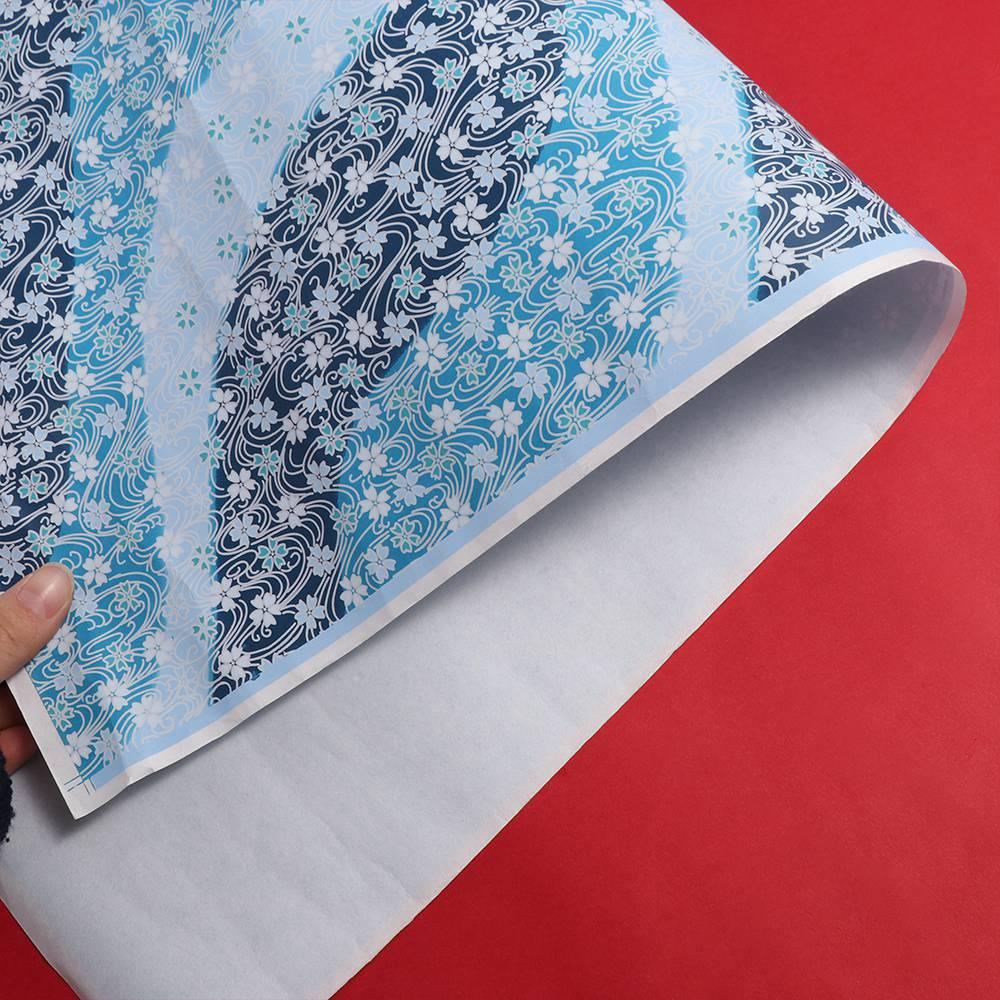 Material artístico, papel para envolver de estilo japonés, papel cortado con patrón de Sakura, papel de Origami, papel artesanal de 42x58cm, corte de papel