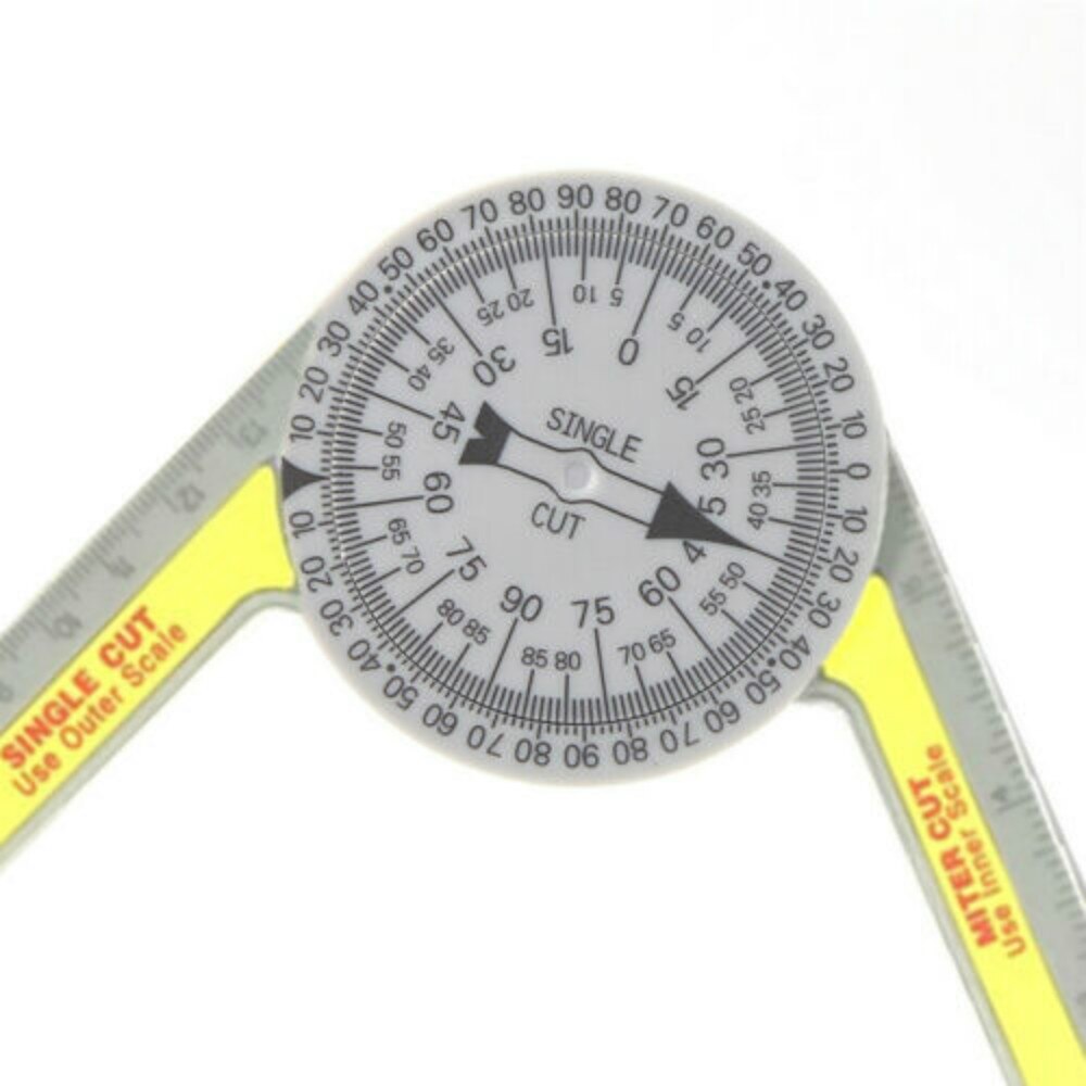 Engineering Pro Miter Saw Protractor Angle Finder Rule Degree Measurement Ruler