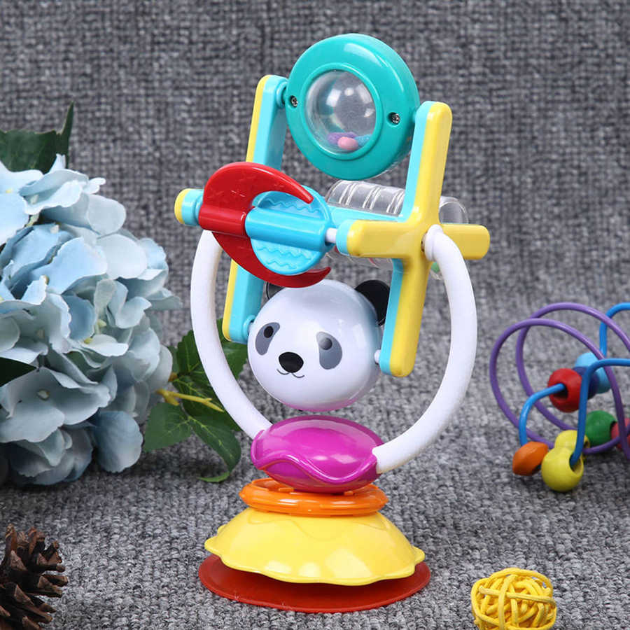 Baby Aktivität Spielzeug Ebene Riesenrad Rassel Spielzeug Intelligenz Entwicklung Puzzle Baby Esszimmer Stuhl Warenkorb Saugnapf Spielzeug für Art