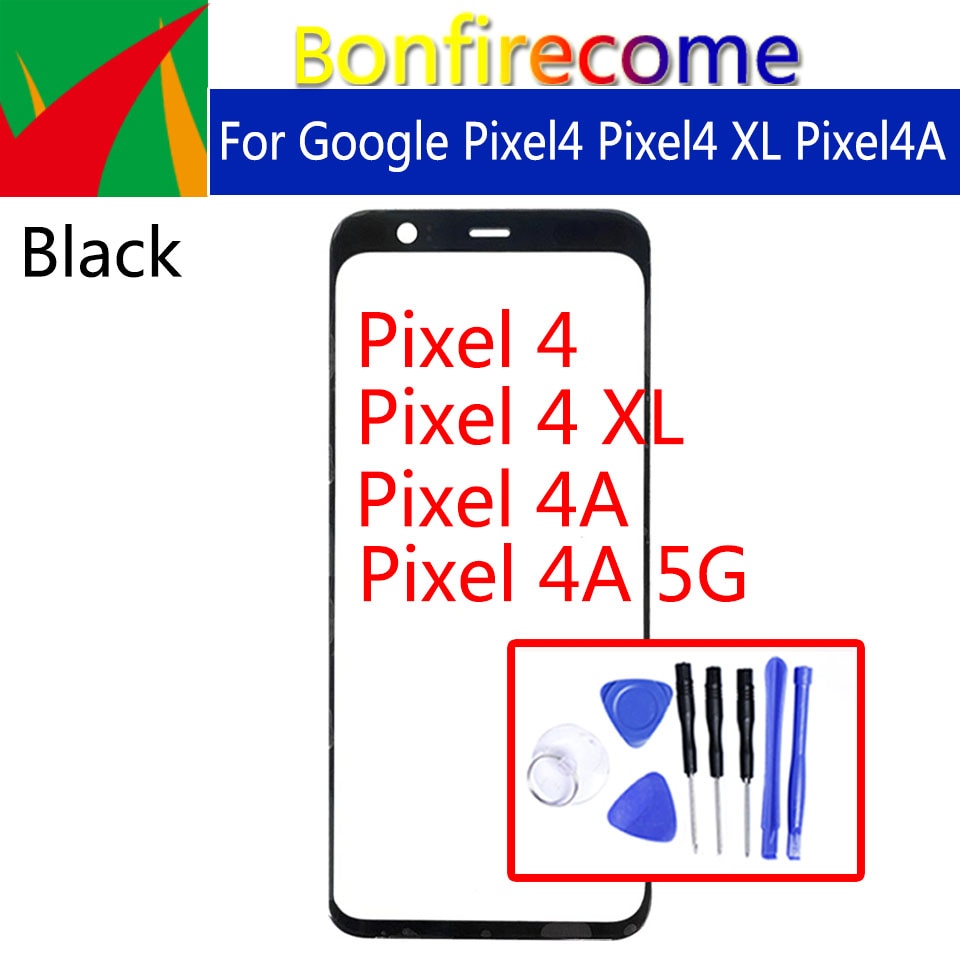 Buitenste Scherm Voor Google Pixel4 Xl Touch Screen Voor Glas Panel Lcd Lens Voor Pixel 4A 5G Voor Glas