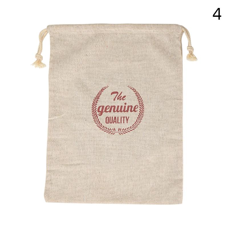 Linnen Broodzak Herbruikbare Stokbrood Katoenen Trekkoord Opbergtas Brood Zelfgemaakt Brood Vers Milieuvriendelijk Houden Voor Stokbrood: Donker Kaki