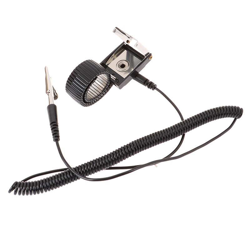 Anti static work wrist strap ESD adjustable discharge belt ground metal bracelet Pesonal safety protector