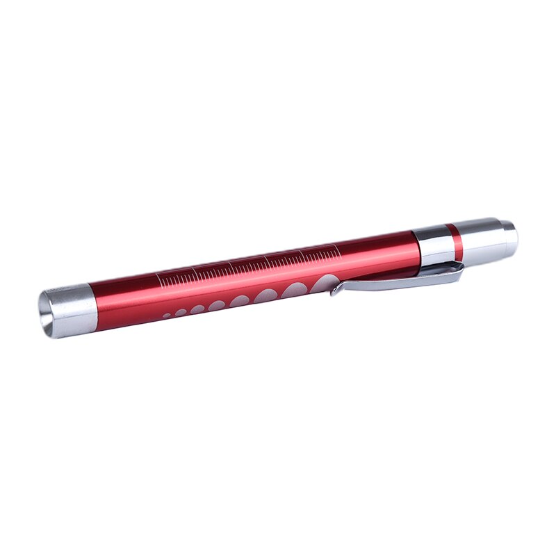 Tragbare LED Taschenlampe Arbeit Licht Medizinische Erste Hilfe Stift Licht Taschenlampe Lampe Mit Schüler Messgerät Messungen Doktor Krankenschwester diagnostizieren: RD