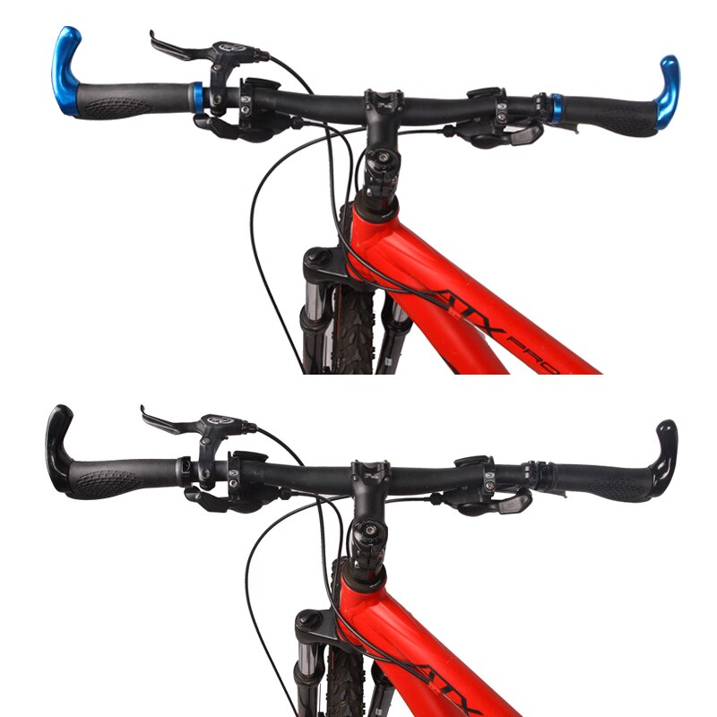 Manillar de bicicleta de montaña y carretera, accesorio ergonómico antideslizante, 2 uds.