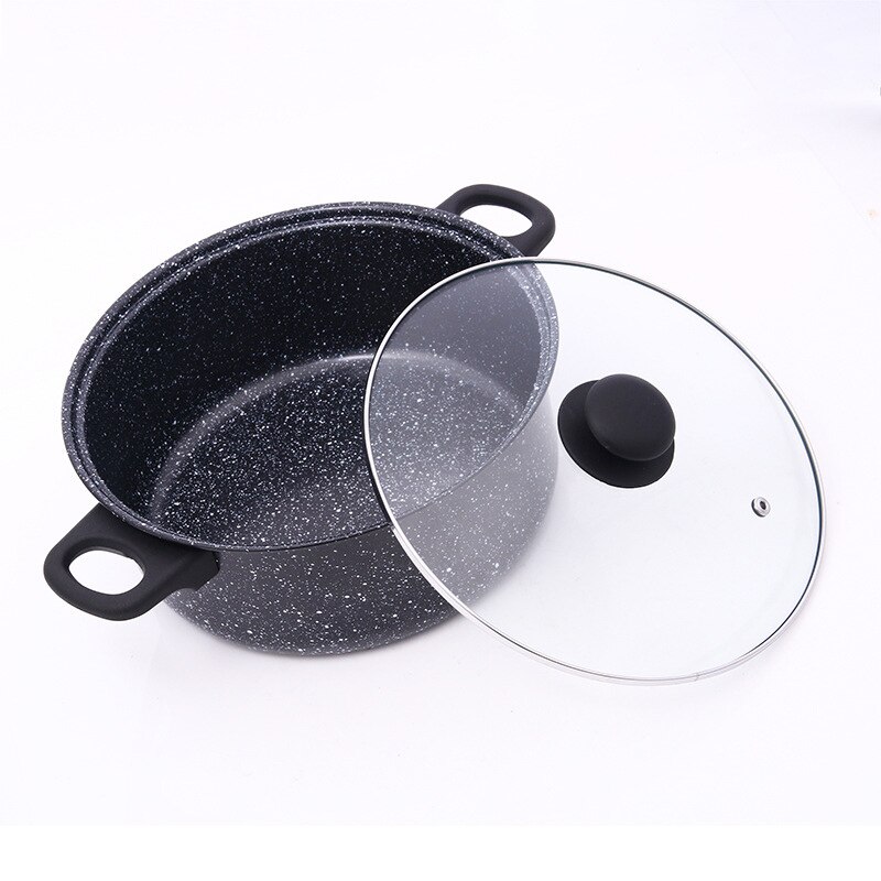 3Pcs/set Maifan Stone Cooking Pot Stockpot Gas Induction Cooker Soup Pots Safe Nonstick Pan Household Canning Pot