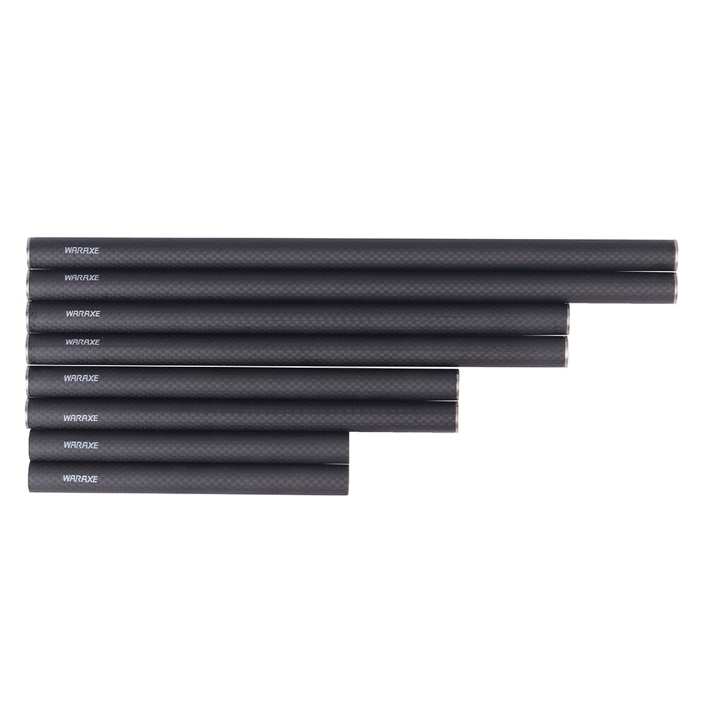 15mm Kohlenstoff Fiber Ruten 15 cm für 15mm Stangen Schellen Kamera Schiene Unterstützung System, Folgen Fokus, matt Kasten, Schulterpolster, objektiv Unterstützung
