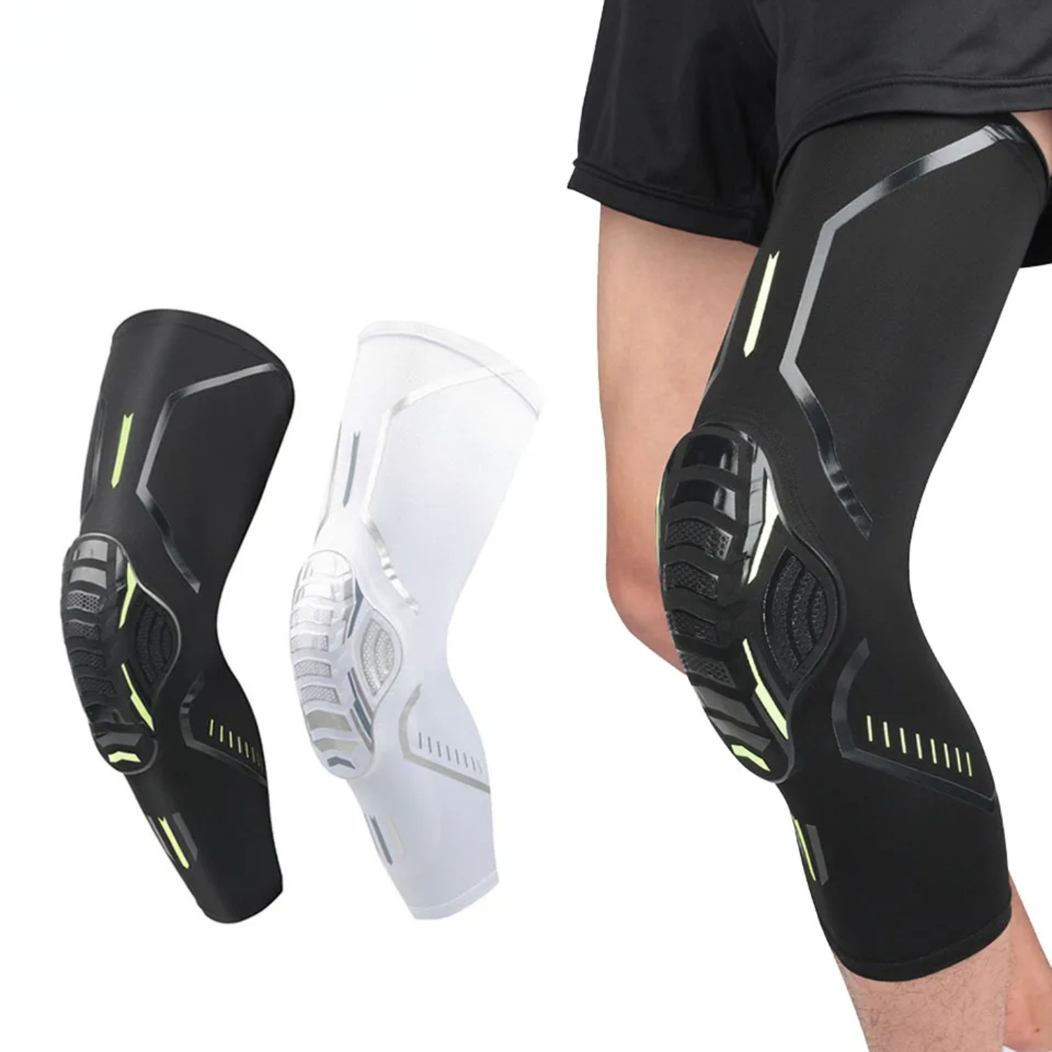 Rodilleras para bicicleta, protección para ciclismo, rodillera deportiva para baloncesto, cubiertas para piernas, Protector anticolisión, 1 ud.